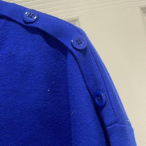 Cynthia Rowley Blue Sweater Large - Picture 2 of 2